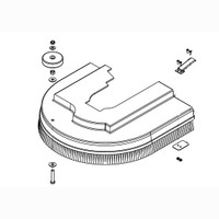 Nilfisk NF56315956 brush housing assembly right for Clarke