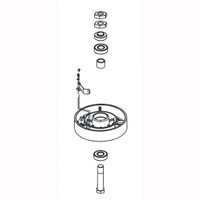 Nilfisk NFVF90465 driven pulley kit for Clarke Viper