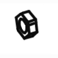 Nilfisk NFVV20203 nut nylon insert 5 16 for