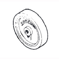 Nilfisk NF56391110 wheel 6 x 1 one half Clarke Viper