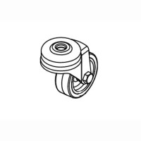 NaceCare 204018 50mm castor for TTV5565 auto scrubber