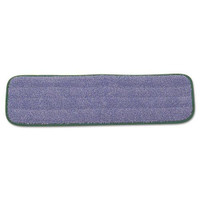 Rubbermaid rcpq410grect microfiber wet mopping pad, 18 0.5