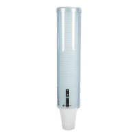 Water cup dispenser large transparent