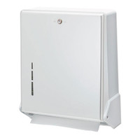 San Jamar SJMT1905WH paper hand towel dispenser cfold