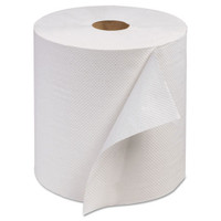 Advanced Hardwound Roll Towel, 1-Ply, 7.88" x 800 ft, White, 6 Rolls/Carton 