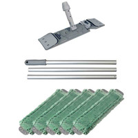Unger UMFGRNKIT microfiber green mop kit