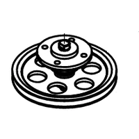 Pioneer Eclipse MP269100 spindle with 9.75 inch pulley