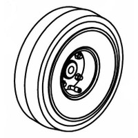 Pioneer Eclipse MP294300 wheel 10 inch silver foam