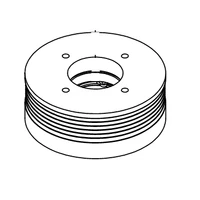 Pioneer Eclipse MP453400 pulley 4 inch 2 bearing