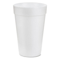 Foam cups 16oz Dart 40 25 insulated for hot or cold