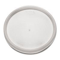 Lid for foam containers translucent vented dart case