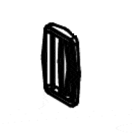 Pioneer Eclipse MP367600 slide strap 2 inch blk