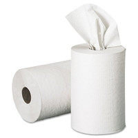 Pacific Blue GPC28706 Basic Recycled Paper Towel Roll 1 Ply 7.88 x 350 ft White 12 Rolls per Carton