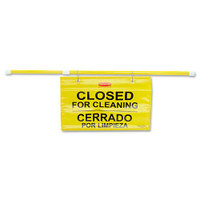 Rubbermaid 9s16yel site safety hanging sign replaces