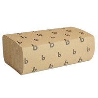 Boardwalk BWK6202 paper hand towels multifold brown kraft