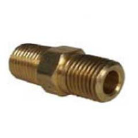 Sandia 100403m 0.125 inch brass male nipple for