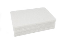 Nilfisk NF56383916 pad white 12x18 case of 5