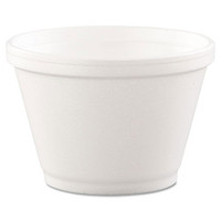 Foam containers 6oz squat container case of 1000