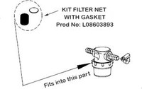 Nilfisk NFL08603893 filter kit for Clarke Viper and