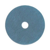 Boardwalk BWK4020AQU aqua burnishing floor pads 20 inch
