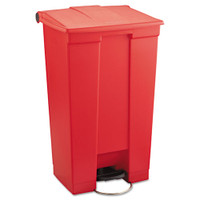 Rubbermaid 6146red step on trash can 23 gallon