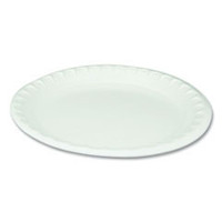 Unlaminated foam dinnerware plate 10.25