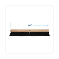 Boardwalk BWK20624 push broom 24 inch hardwood block
