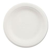 Paper white plate 6 inch round chinet premium