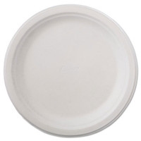 Paper white plate round chinet premium strength paper