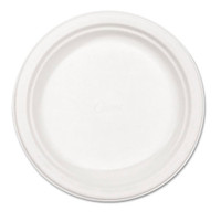 Paper white plate round chinet premium strength paper