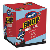 Scott shop wiper towels blue pop up box Kimberly Clark