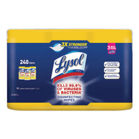 Lysol RAC84251PK disinfecting wipes 7x8 lemon and lime