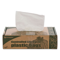 Stout STOG2430W70 eco degradable plastic trash garbage bag