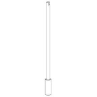 Nilfisk NF1463895000 steering shaft for Clarke Viper and