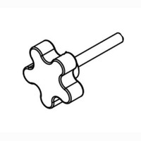 Nilfisk NFL08601574 knob m8 x 55 for Clarke