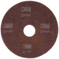 3M SPPP17 ScotchBrite Surface Preparation Pad Plus floor pads 17 x 1 inch thick maroon
