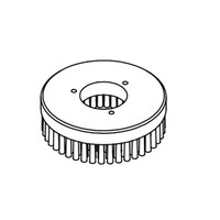 Betco E8623600 strip brush 8 inch for lil bertha