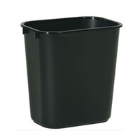 Rubbermaid 2956bla trash can 7 gallon wastebasket plastic