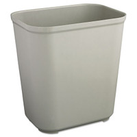 Rubbermaid 2543gra trash can 7 gallon wastebasket fire