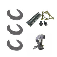 Hawk KIT3022-2BLK-FI weight kit 25 pound horseshoe 3 with power lock, pin kit and mounting hardware 