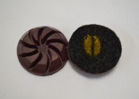 Cheetah Puck 3 inch Step 0 metal and resin bond diamonds 
