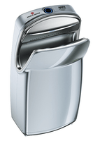 World Dryer hand dryer HEPA Filtered VMax V2 Silver Automatic 110 120 Volt

