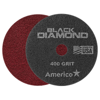 Black diamond floor pads 400 grit 10 inch red for