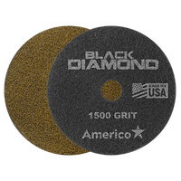 Black Diamond Floor Pads 1500 grit 10 inch yellow