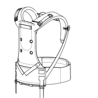 NaceCare Harness Red RSB150