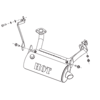 Betco E1396000 Muffler Assembly