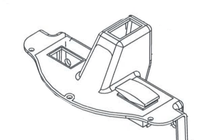 Betco E8726600 Cover Panel for Fiber Pro 8 Carpet Extractor