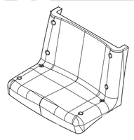 Betco E2030400 Seat Back