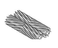 Betco E2251200 Brush Cylindrical