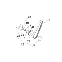 Betco E8752800 Brush Driver Assembly for FP8 Fiber Pro 8
